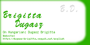 brigitta dugasz business card